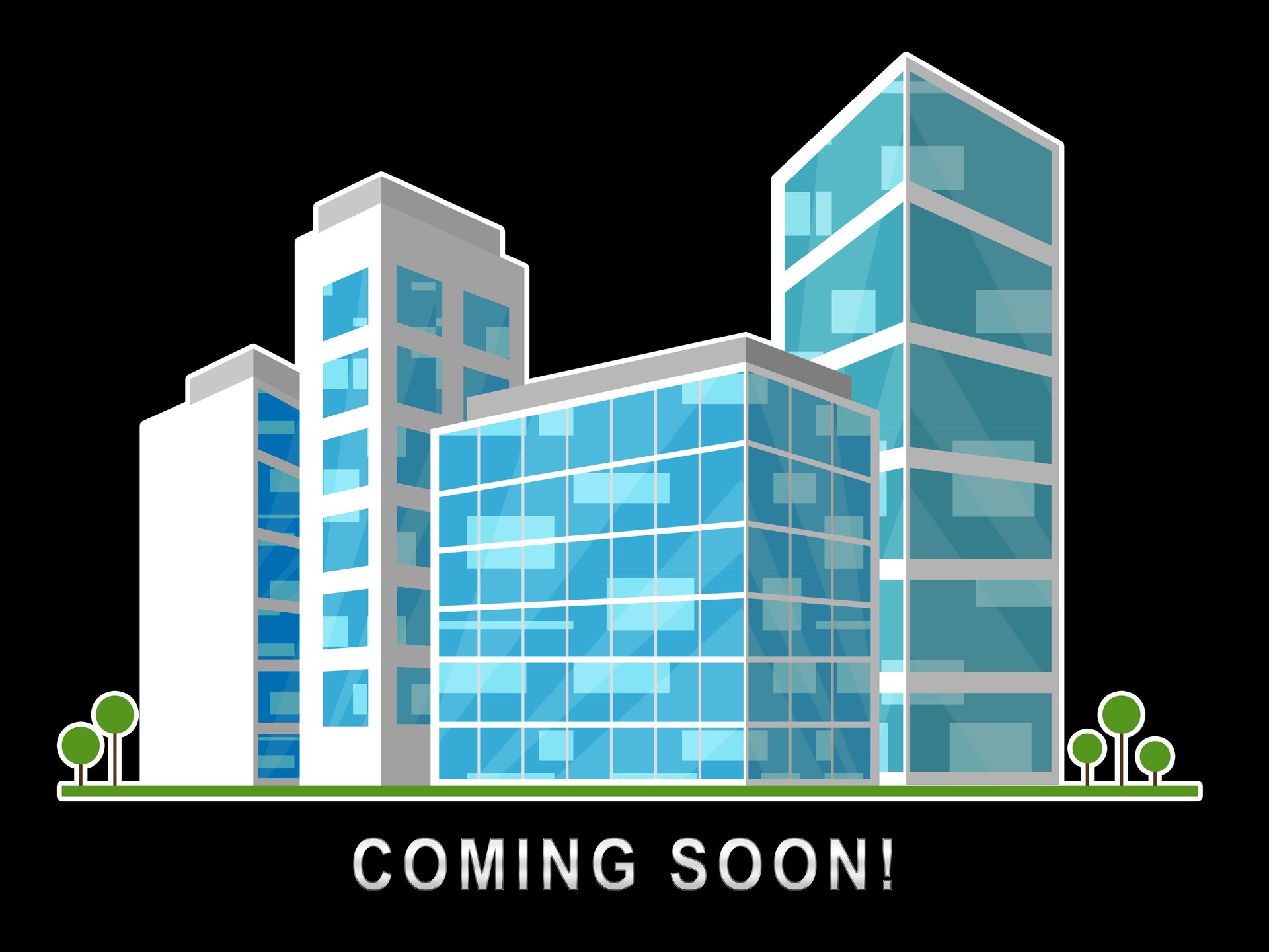 Coming Soon Apartment Shows Upcoming Real Estate Property Available - 3d Illustration